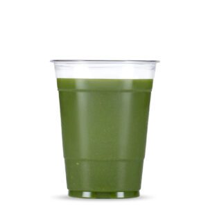 Good Smoothie in a Glass on a White Background